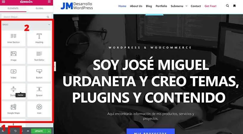 personalizando-portfolio-wordpress-con-elementor