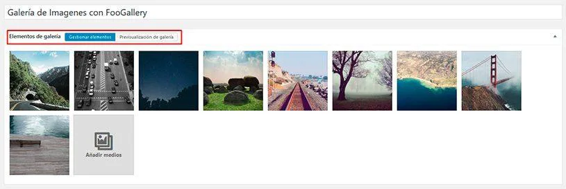 Galería de imágenes